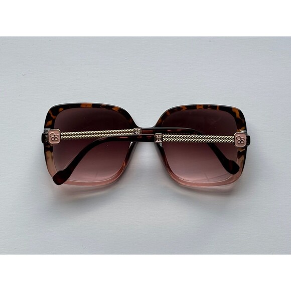 Women's Jessica Simpson Oversized Square Sunglasses Pink Gradient - Picture 2 of 5